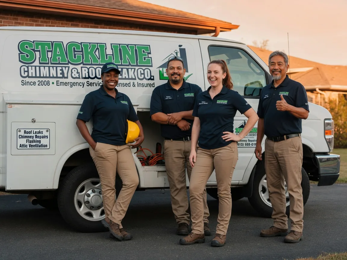 Chimney flashing repair company in Victoria, IL